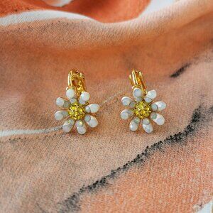 Kate Spade - Dazzling Daisy - Gold Ear Clip Earrings